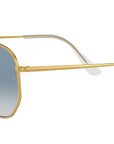 The Marshal RB3648 gold clear gradient blue