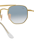 The Marshal RB3648 gold clear gradient blue