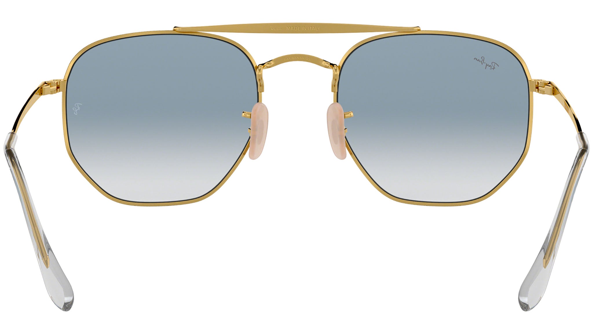 The Marshal RB3648 gold clear gradient blue