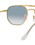 The Marshal RB3648 gold clear gradient blue