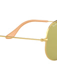 Aviator Washed Evolve RB3025 90644C Gold Green