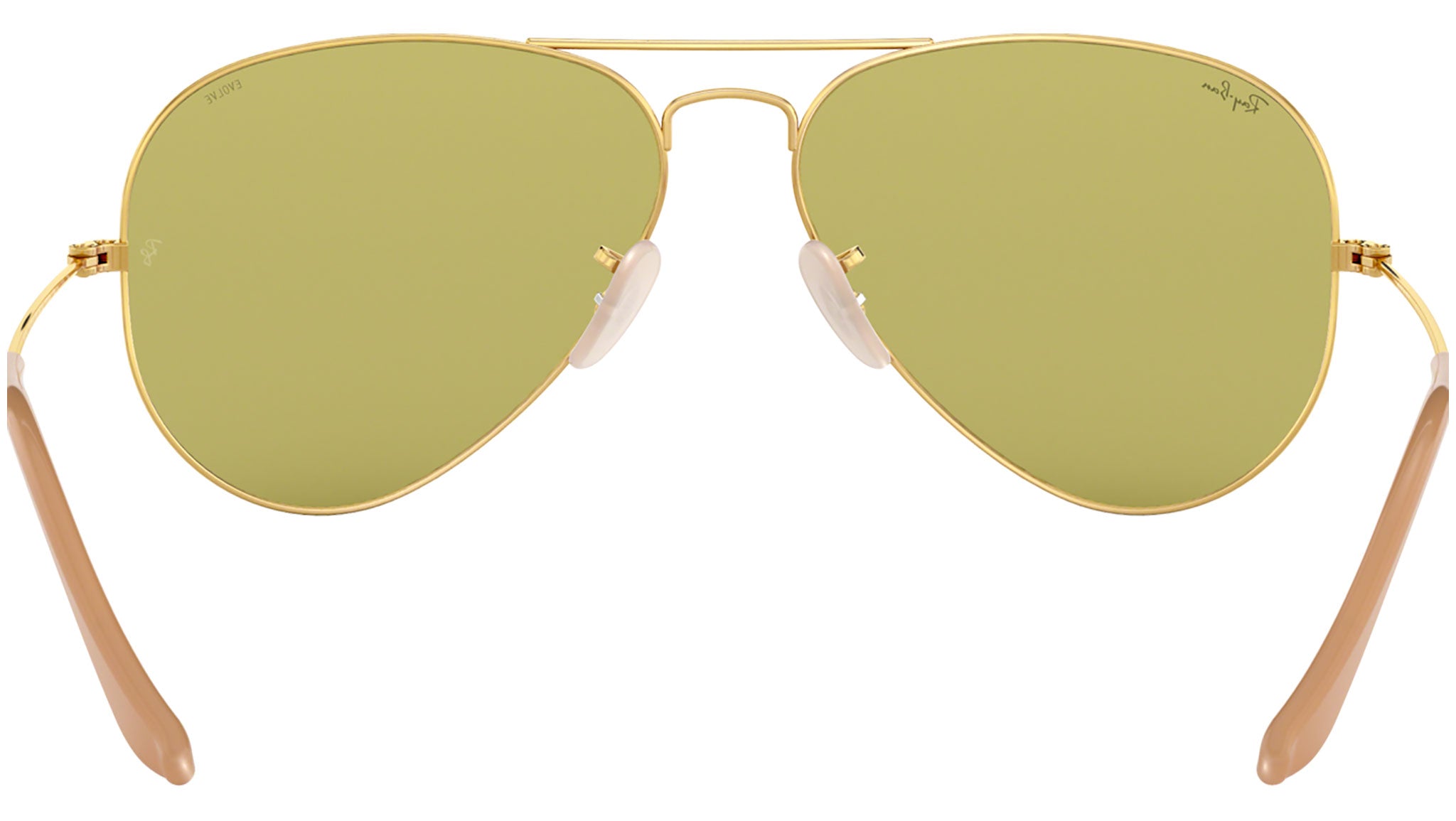 Aviator Washed Evolve RB3025 90644C Gold Green