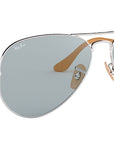 Aviator Washed Evolve RB3025 9065I5 Silver Blue