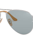 Aviator Washed Evolve RB3025 9065I5 Silver Blue