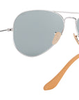 Aviator Washed Evolve RB3025 9065I5 Silver Blue