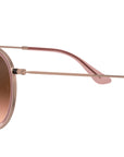 Round Double Bridge RB3647N pink bronze