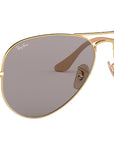 Aviator Washed Evolve RB3025 9064V8 Gold Grey