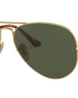 Aviator RB3689 gold classic green