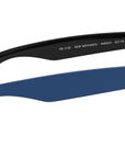 New Wayfarer Color Mix RB2132 rubber blue on black