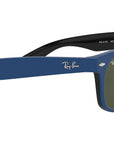 New Wayfarer Color Mix RB2132 rubber blue on black