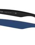 New Wayfarer Color Mix RB2132 rubber blue on black