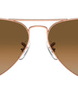 Aviator Team Wang x Ray-Ban RB3025 903551 Copper Brown