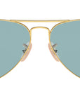 Aviator Team Wang x Ray-Ban RB3025 919262 Gold Blue Legend