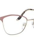 PR 62XV 07B1O1 matte pink and pale gold