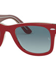 Original Wayfarer Bicolor 0RB2140 red on grey