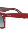 Original Wayfarer Bicolor 0RB2140 red on grey