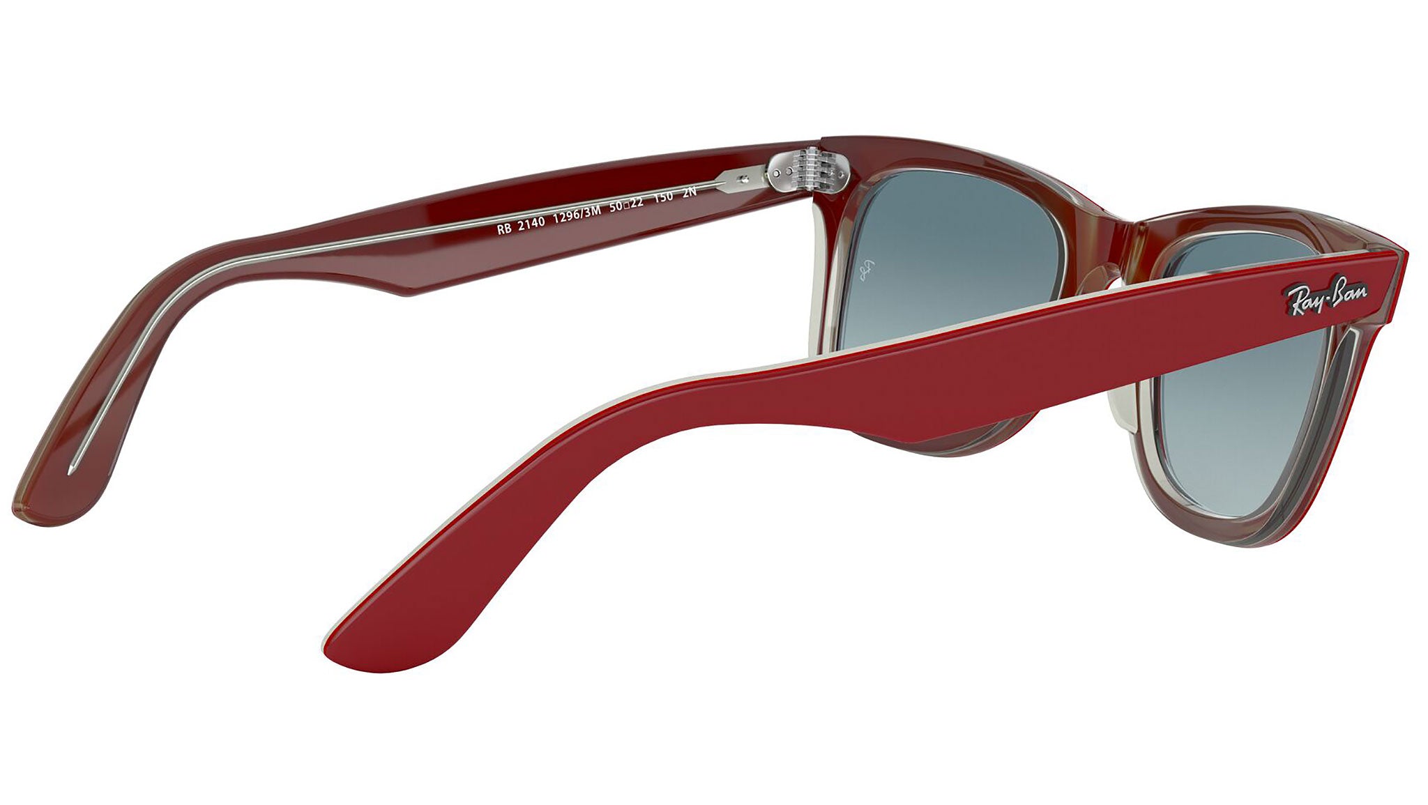 Original Wayfarer Bicolor 0RB2140 red on grey