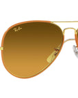 Aviator Full Color Legend RB3025JM 91963C Yellow Orange Brown