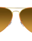 Aviator Full Color Legend RB3025JM 91963C Yellow Orange Brown