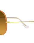 Aviator Full Color Legend RB3025JM 91963C Yellow Orange Brown