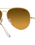 Aviator Full Color Legend RB3025JM 91963C Yellow Orange Brown