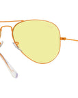 Aviator Solid Evolve RB3025 9220T4 Orange Yellow Red