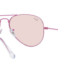 Aviator Solid Evolve RB3025 9224T5 Violet Pink