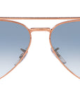 New Aviator RB3625 92023F Rose Gold