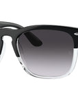 Steve RB4487 66308G black on transparent