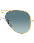 Aviator Gradient RB3025 001/3M Gold Blue