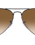 Aviator Gradient RB3025 002/51 Black Brown