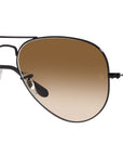 Aviator Gradient RB3025 002/51 Black Brown