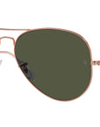 Aviator RB3025 920231 Rose Gold Green