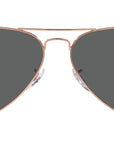 Aviator RB3025 9202B1 Rose Gold Grey