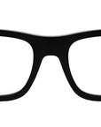 Fendi Diagonal Black Rectangular Eyeglasses