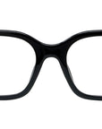 Boke Flower Black Rectangular Eyeglasses