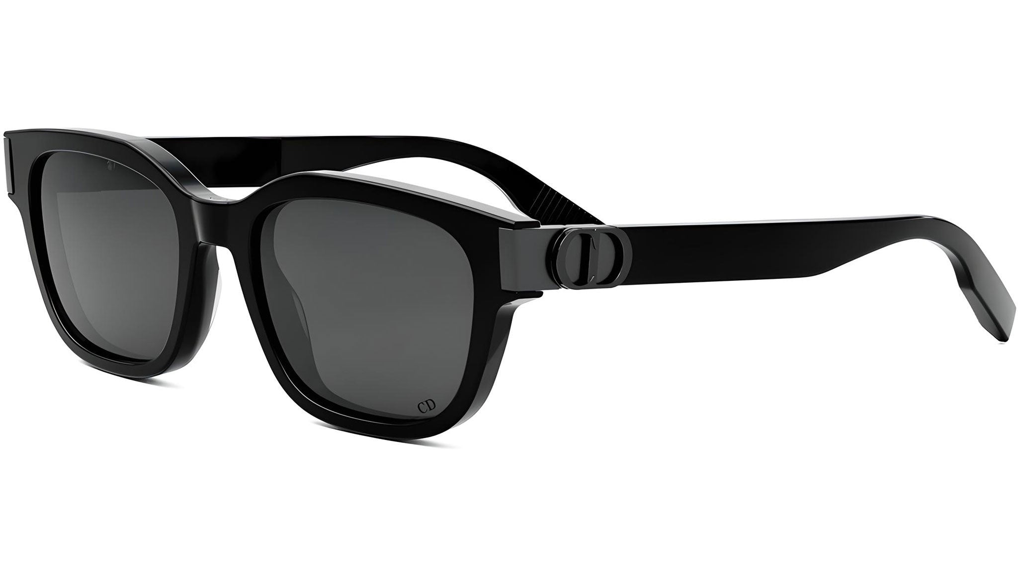 CD Icon S1I Black Geometric Sunglasses