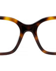 Boke Flower Havana Rectangular Eyeglasses