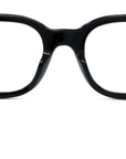 Boke Flower Black Round Eyeglasses