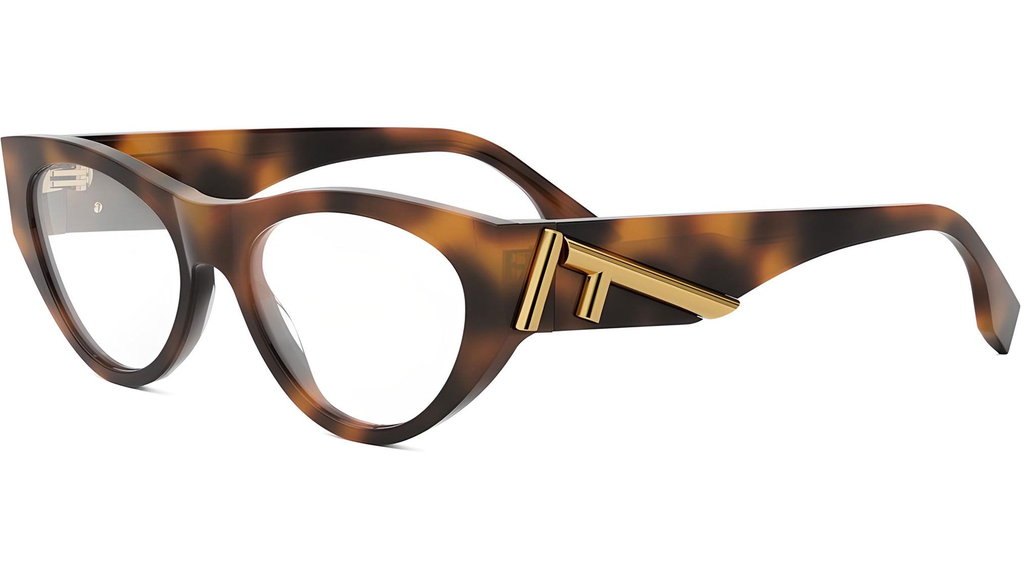 Fendi First Havana Cat Eye Eyeglasses