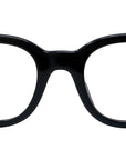 Boke Flower Black Round Eyeglasses