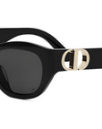 30Montaigne B5U Black Oval Sunglasses