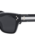 CD Diamond S2I Black Geometric Sunglasses