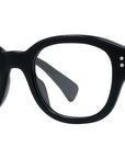 Boke Flower Black Round Eyeglasses