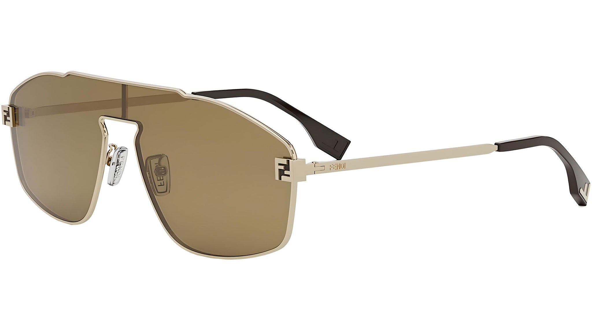 Fendi Sky Yellow Mask Sunglasses