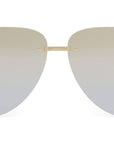 NeoDior A1U Yellow Pilot Sunglasses