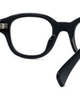 Boke Flower Black Round Eyeglasses