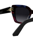 CDior S1I Red Havana Square Sunglasses