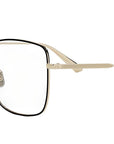 GemDiorO SU Yellow Geometric Eyeglasses