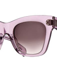 CELINE 3 Dots Violet Crystal Cat Eye Sunglasses